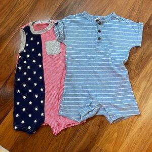 Toddler boy romper bundle!
